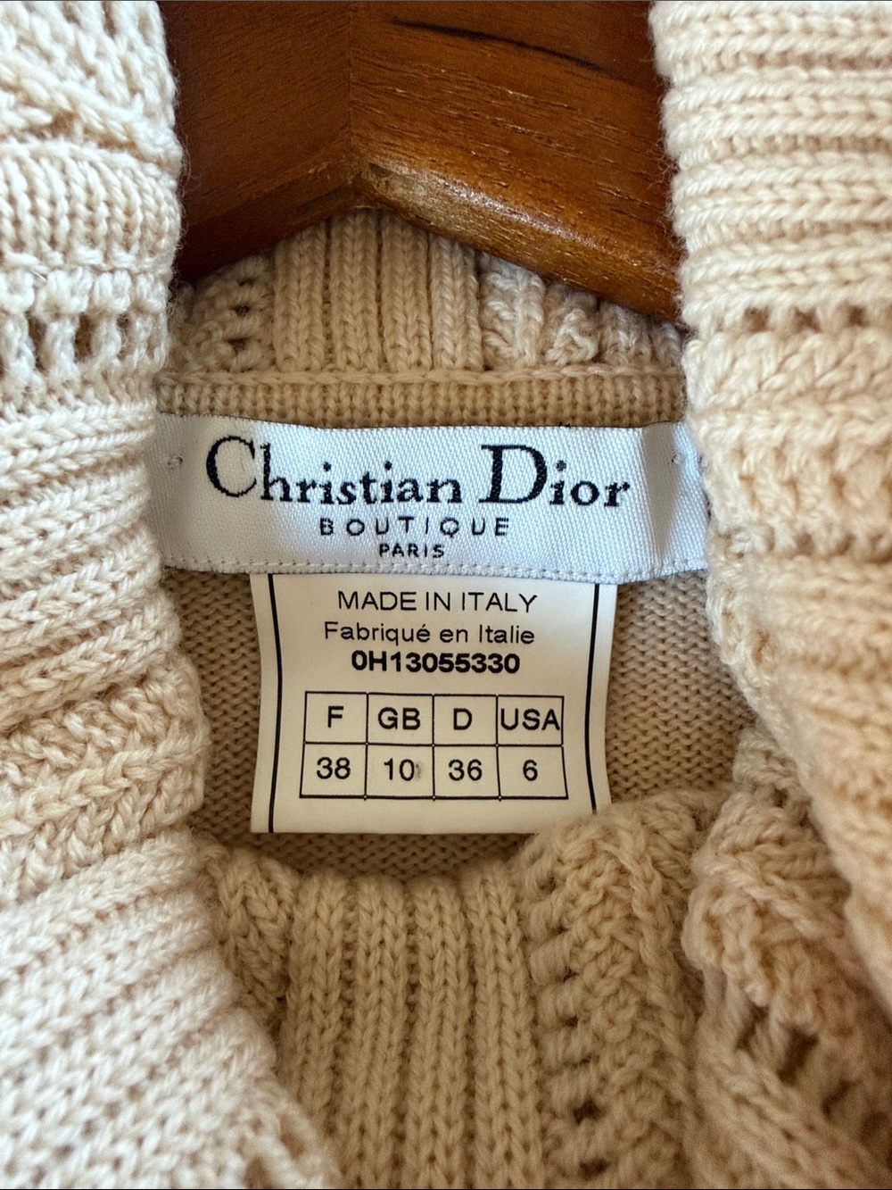 Christian Dior Vintage Cowl Neck Sweater - Picture 5 of 13